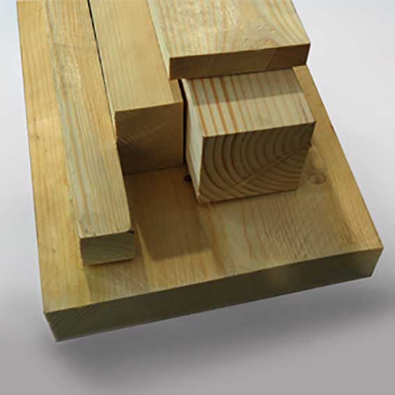 Segati abete - Listelli